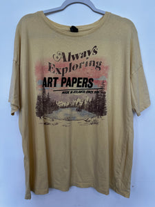 One of a Kind Art Papers T-shirt