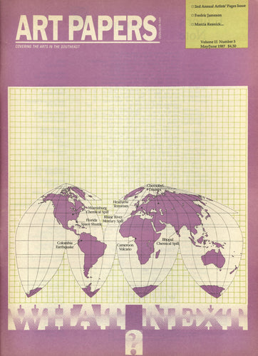 ART PAPERS 11.03 - May/June 1987 - SOLD OUT