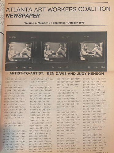 ART PAPERS 02.05 - Sept/Oct 1978 - SOLD OUT