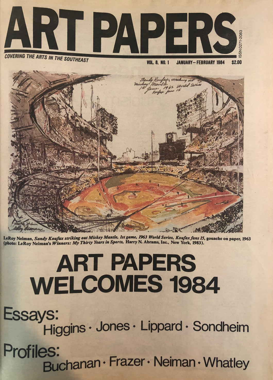 ART PAPERS 08.01 - Jan/Feb 1984 - SOLD OUT